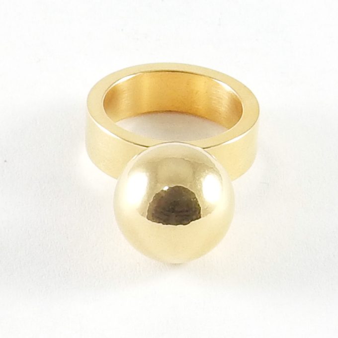 AN0444  ANILLO DORADO
