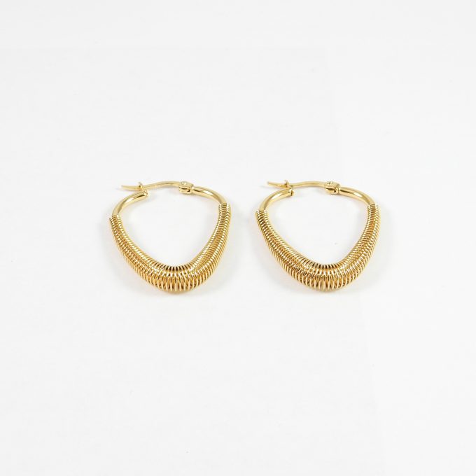 ARR0226  ARRACADA DORADA 35MM