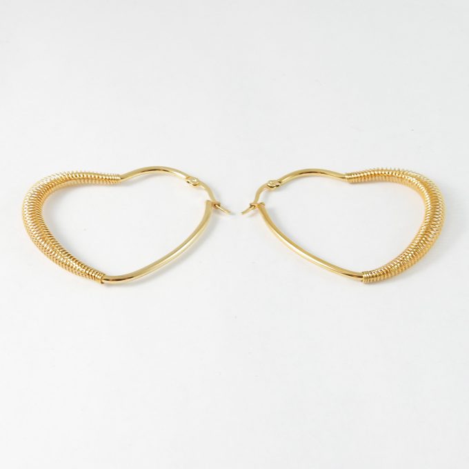 ARR0231  ARRACADA DORADA 45MM