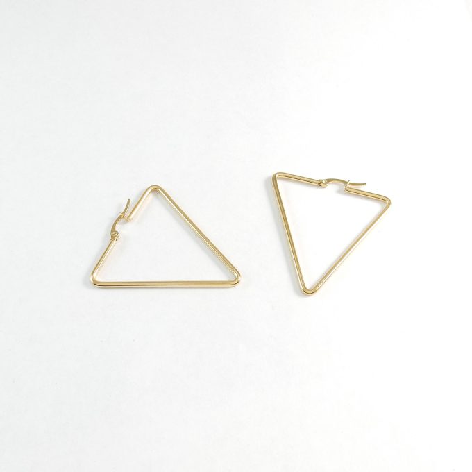 ARR0248  ARRACADA DORADA 40MM