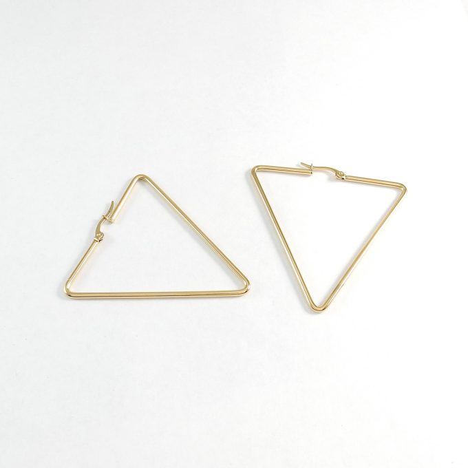 ARR0249  ARRACADA DORADA 50MM