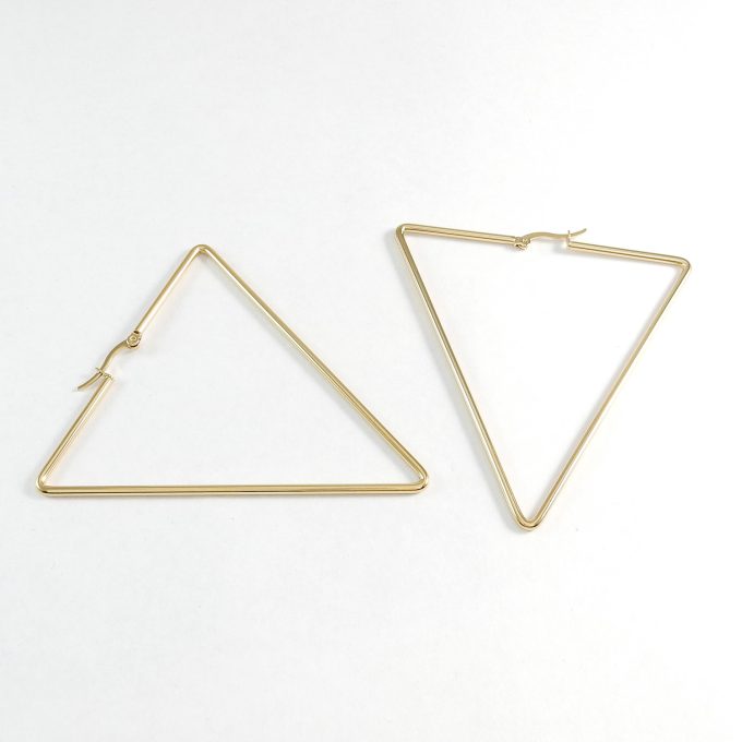 ARR0251  ARRACADA DORADA 70MM