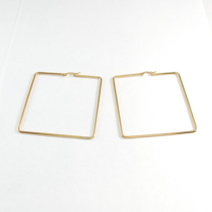 ARR0276  ARRACADA DORADA 80MM