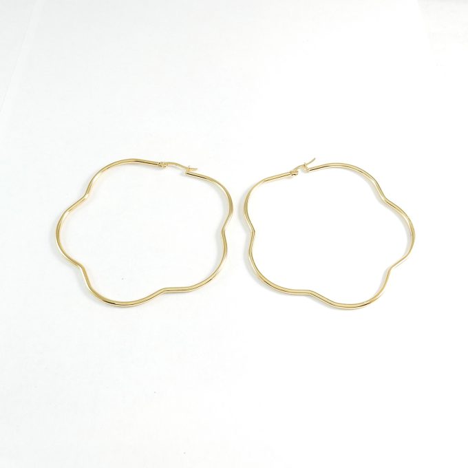 ARR0311  ARRACADA DORADA 70MM