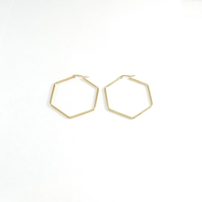 ARR0320  ARRACADA DORADA 40MM