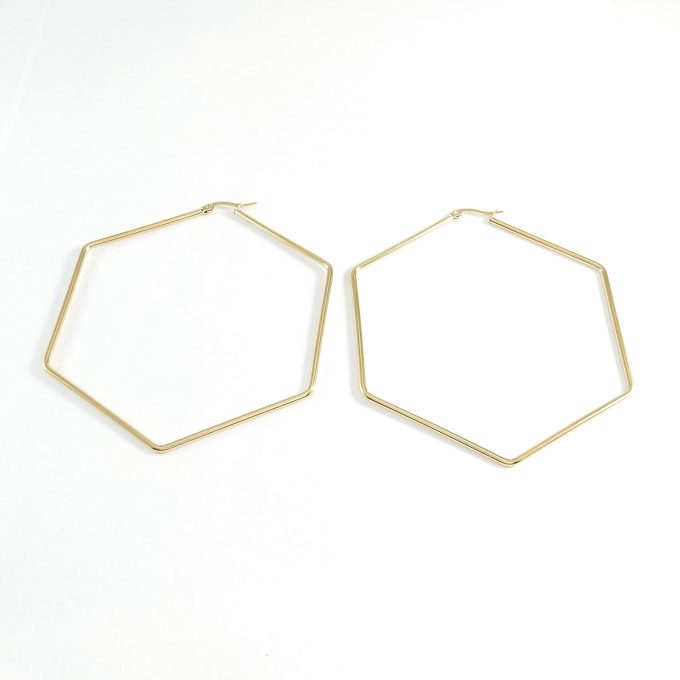 ARR0324  ARRACADA DORADA 80MM