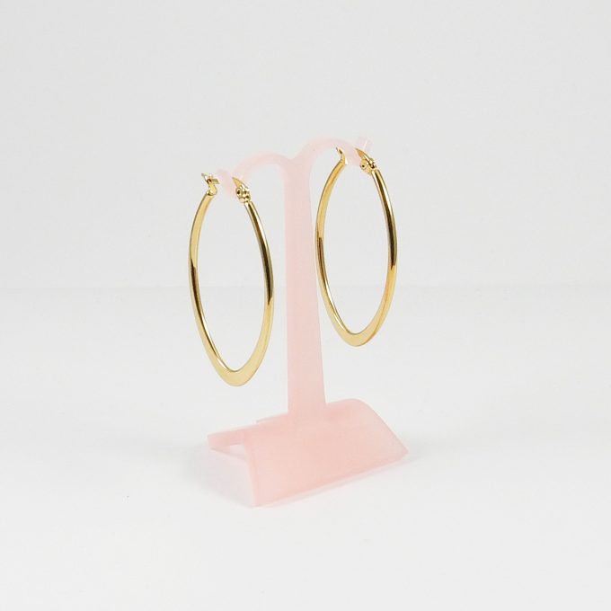 ARR0419-40  ARRACADA DORADA 40MM