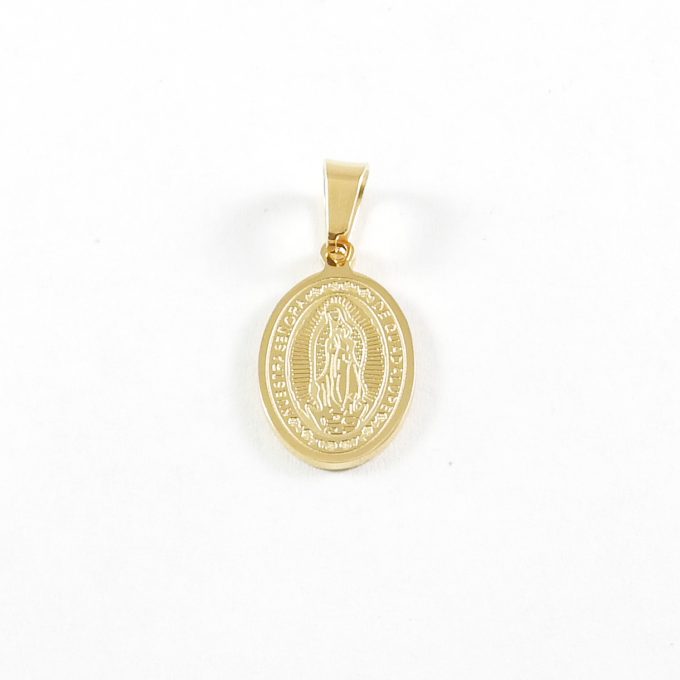 D0582  MEDALLA VIRGEN DORADA