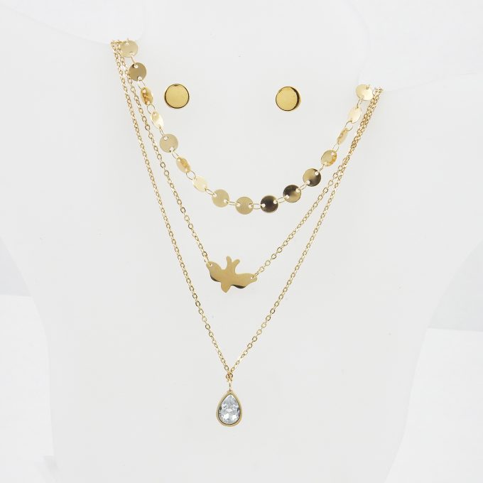 J3057  JUEGO DORADO C/CAD