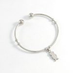 P2195  BRAZALETE ACERO C/DIJE