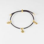 P2963  PULSERA CON DIJES DORADA