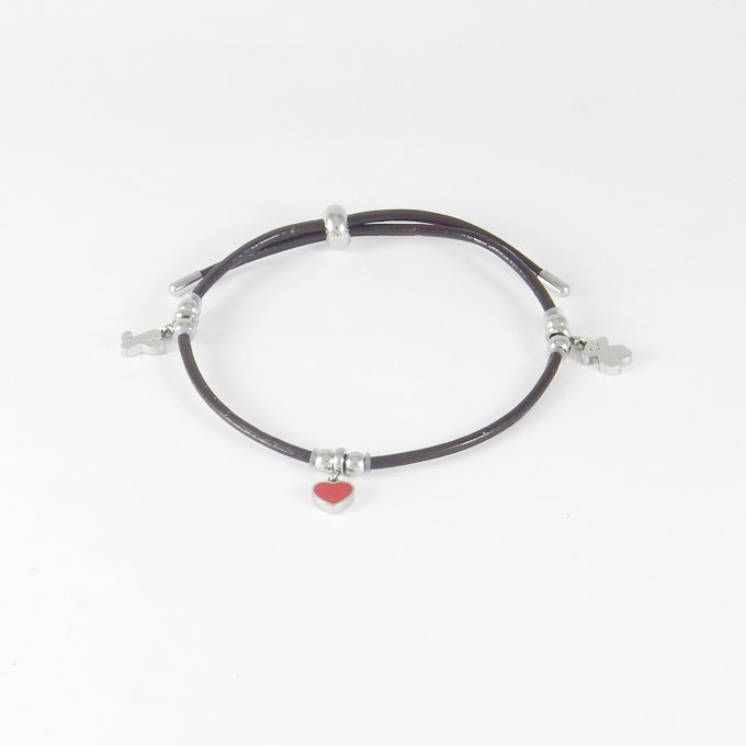 P3010  PULSERA CON DIJES ACERO