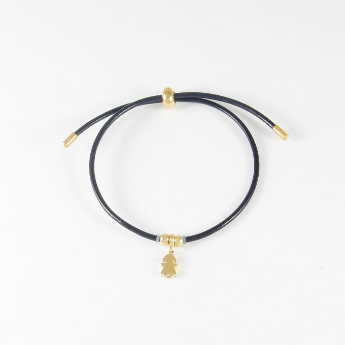 P3035  PULSERA CON DIJE DORADO