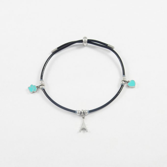 P3064  PULSERA CON DIJES ACERO