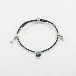 P3065  PULSERA CON DIJES ACERO