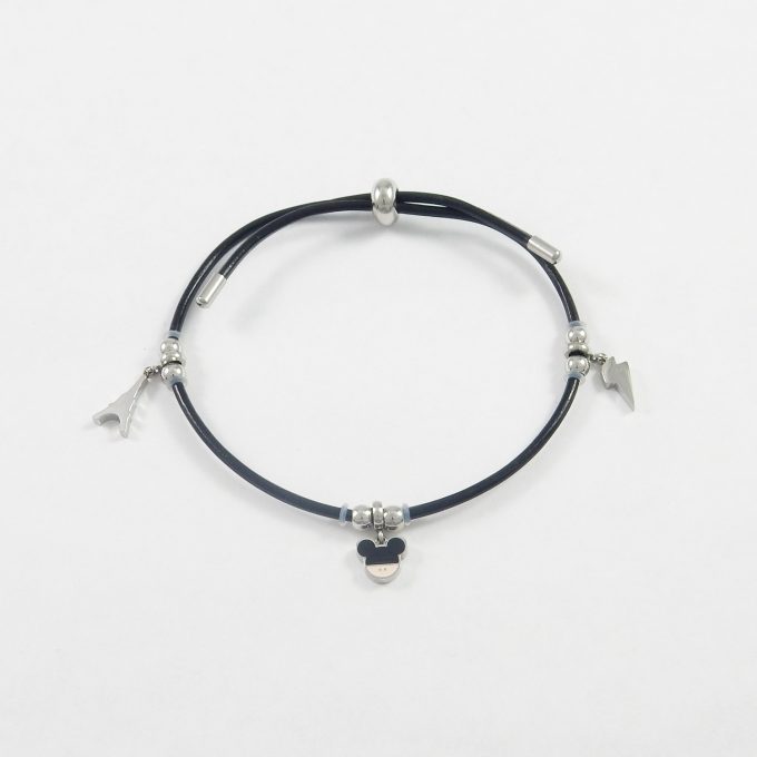 P3065  PULSERA CON DIJES ACERO