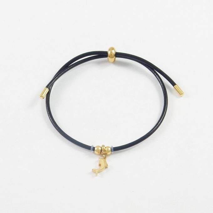 P3066  PULSERA CON DIJE DORADO