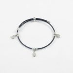 P3104  PULSERA CON DIJES ACERO
