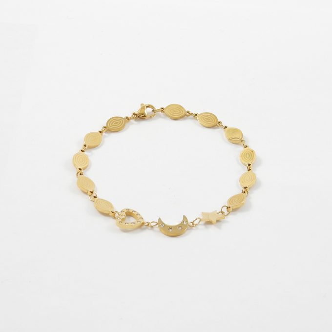 P3489  PULSERA DORADA