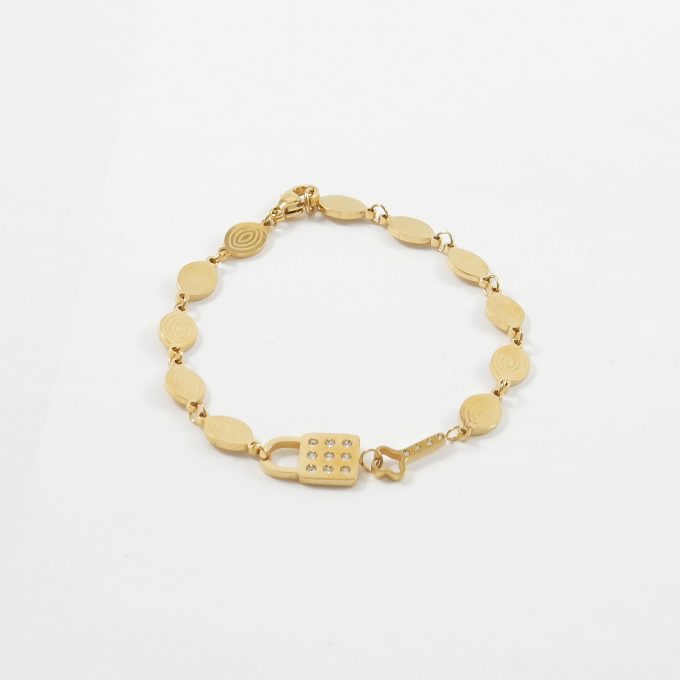 P3490  PULSERA DORADA
