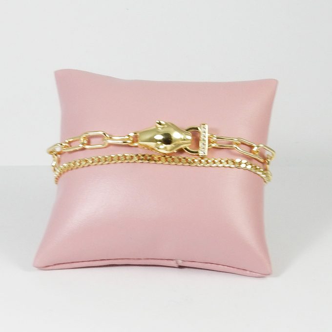 P3850  PULSERA DORADA