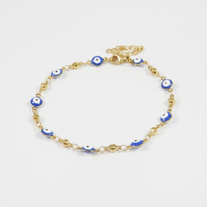 T0072  TOBILLERA DORADA