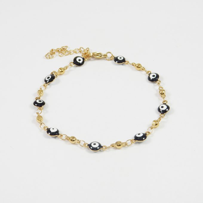 T0073  TOBILLERA DORADA