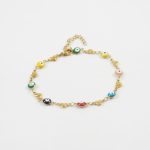 T0074  TOBILLERA DORADA