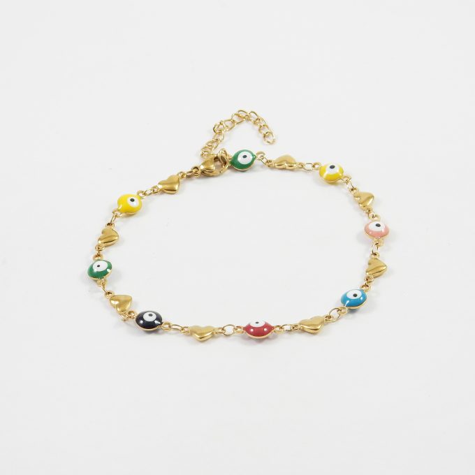 T0074  TOBILLERA DORADA