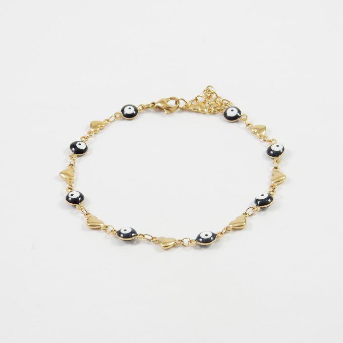 T0077  TOBILLERA DORADA