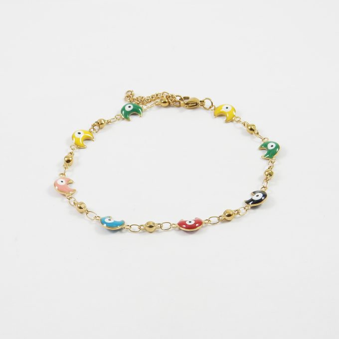 T0078  TOBILLERA DORADA