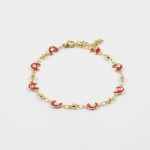 T0079  TOBILLERA DORADA