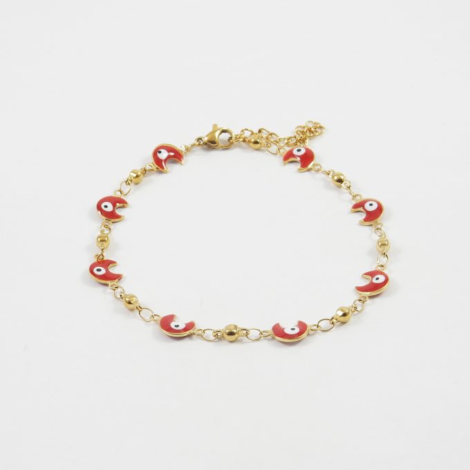 T0079  TOBILLERA DORADA