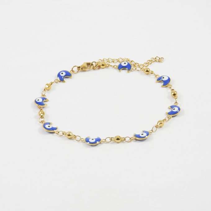 T0080  TOBILLERA DORADA