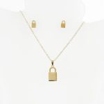 J2403  JUEGO DORADO CON CADENA